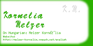 kornelia melzer business card